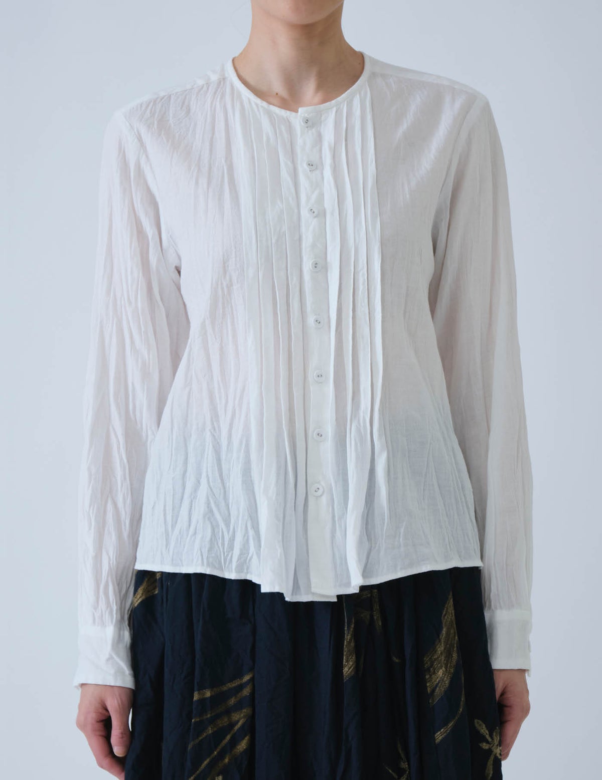 01 ホワイト/36(M)size：モデル169㎝