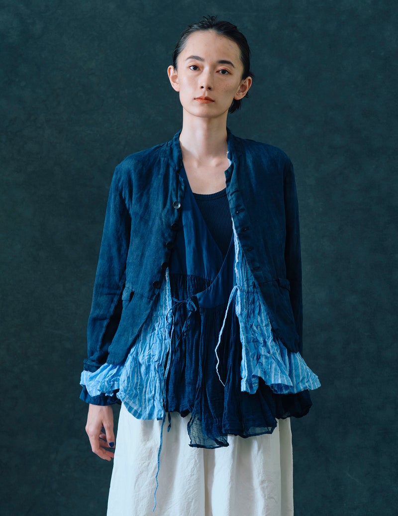 36 サックスブルー/36（M)size：モデル 172cm