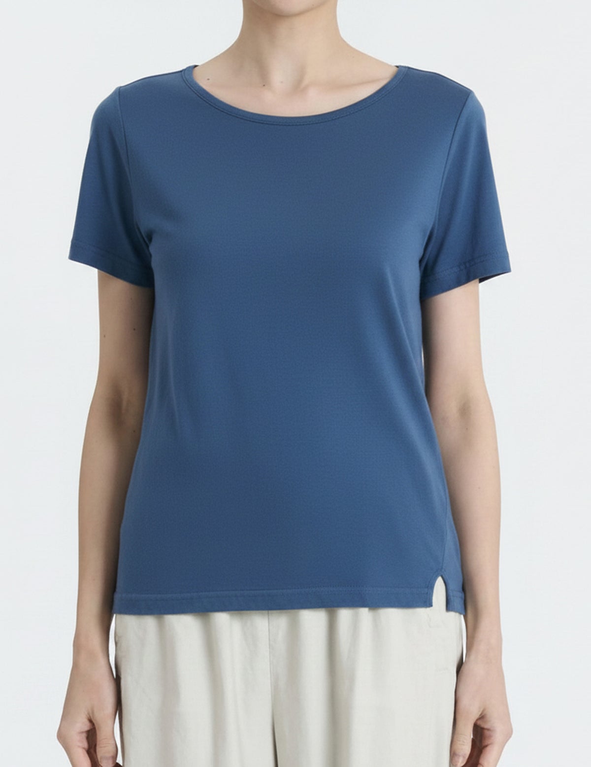 35 ブルー/36(M)size：モデル 169cm