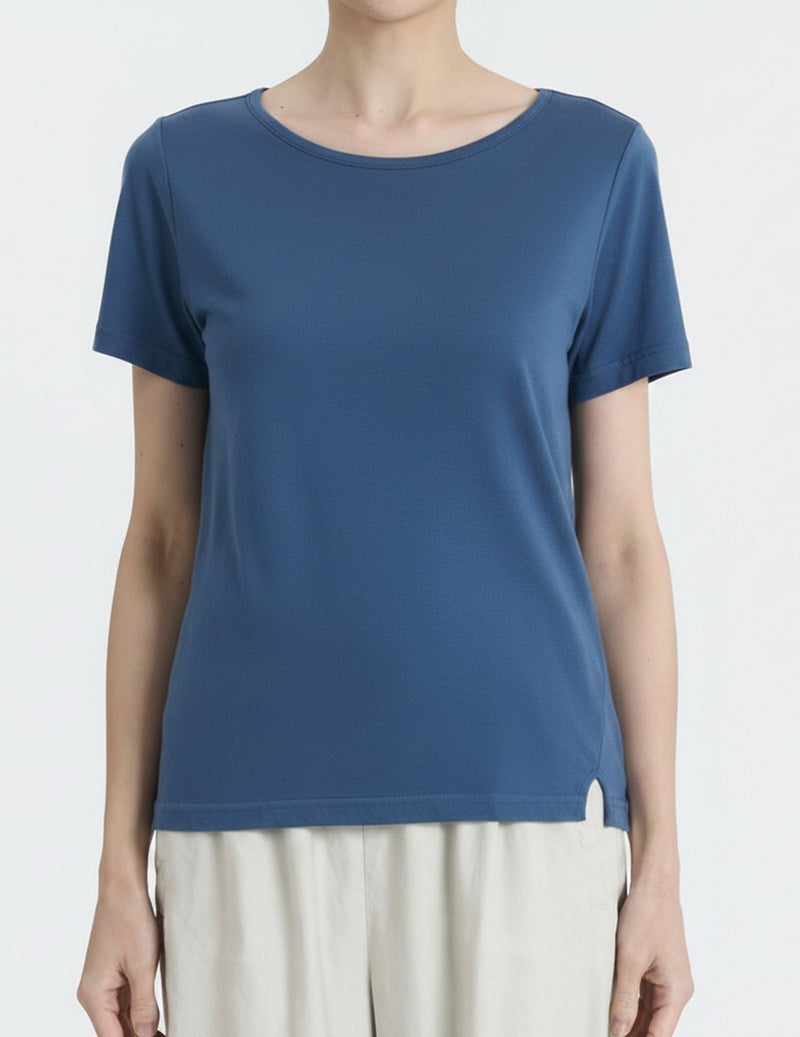 35 ブルー/36(M)size：モデル 169cm