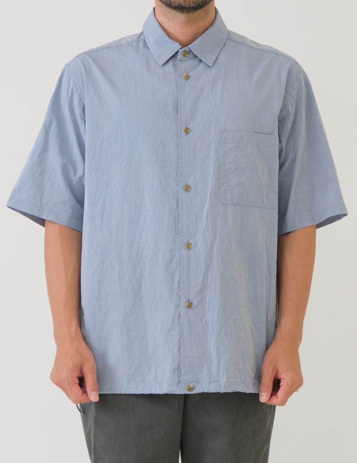 35 ブルー　Msize：モデル180㎝