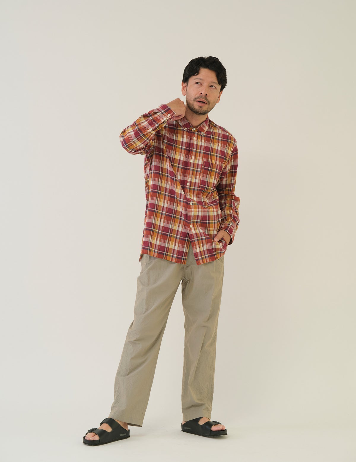 50 グレー　Msize：モデル180㎝