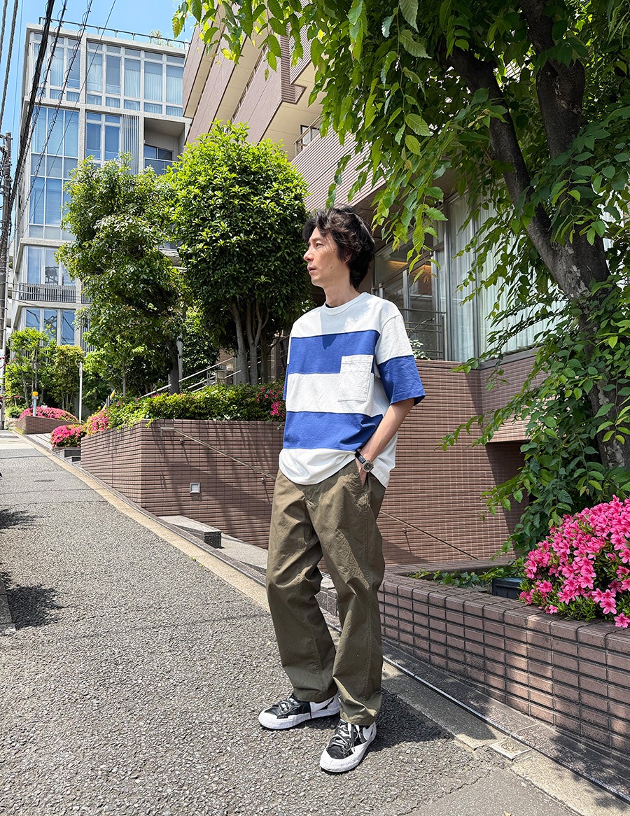 35 オフ×ブルー　Msize：スタッフ180㎝