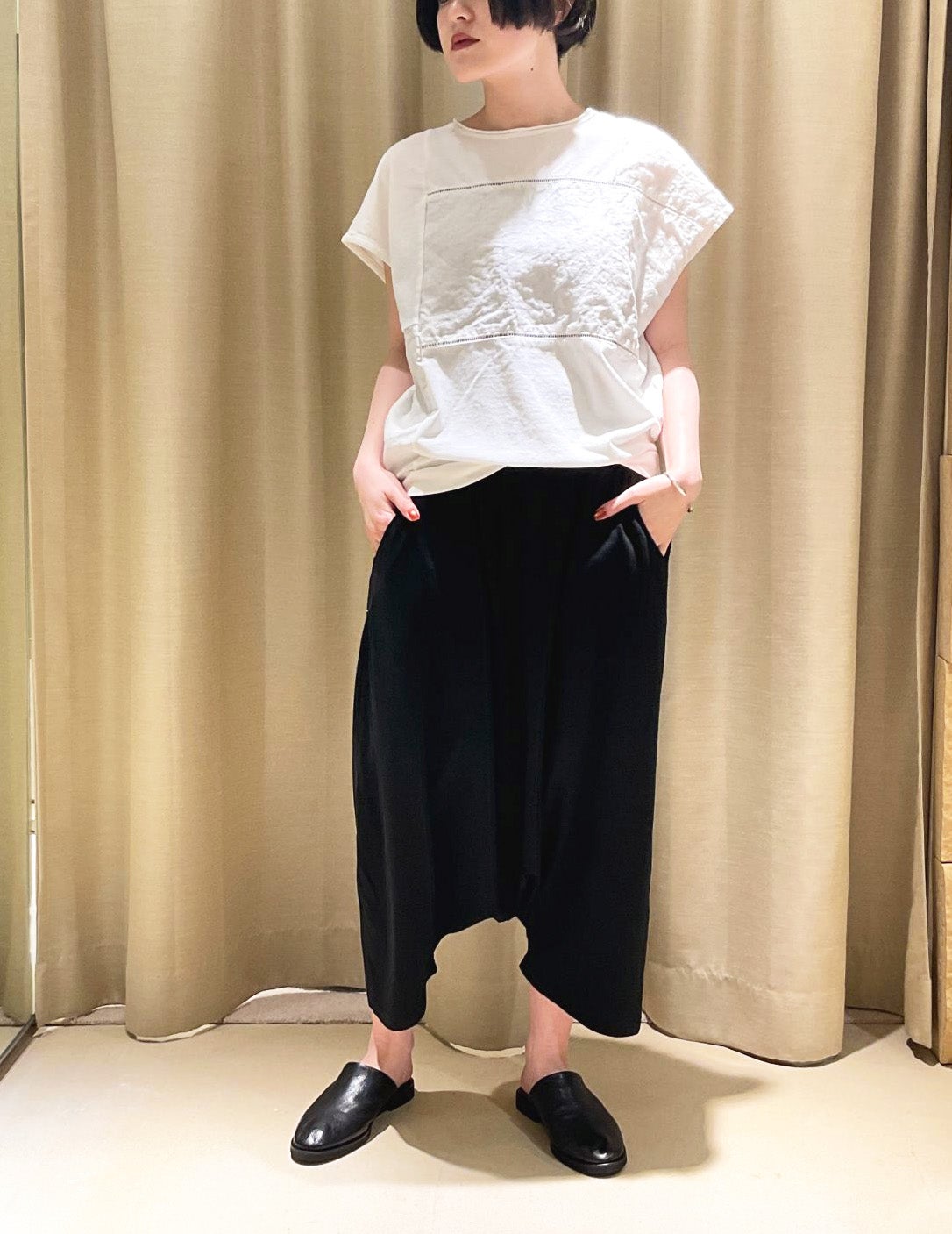 01 ホワイト/36size：スタッフ160㎝