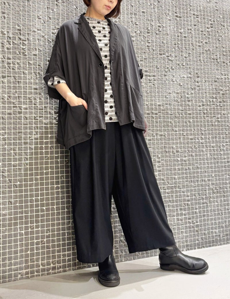 50 グレー/34size：スタッフ161㎝