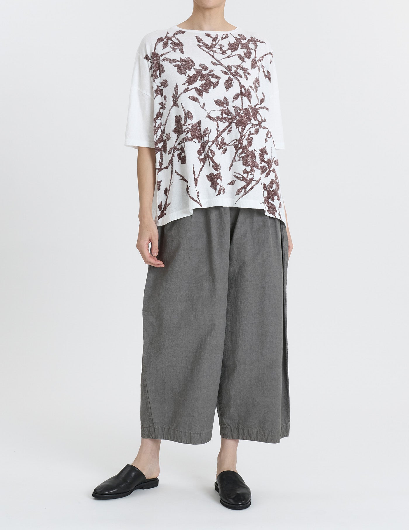 6/3(Wed)18:00-販売スタート】透かしプリント ワイドTシャツ