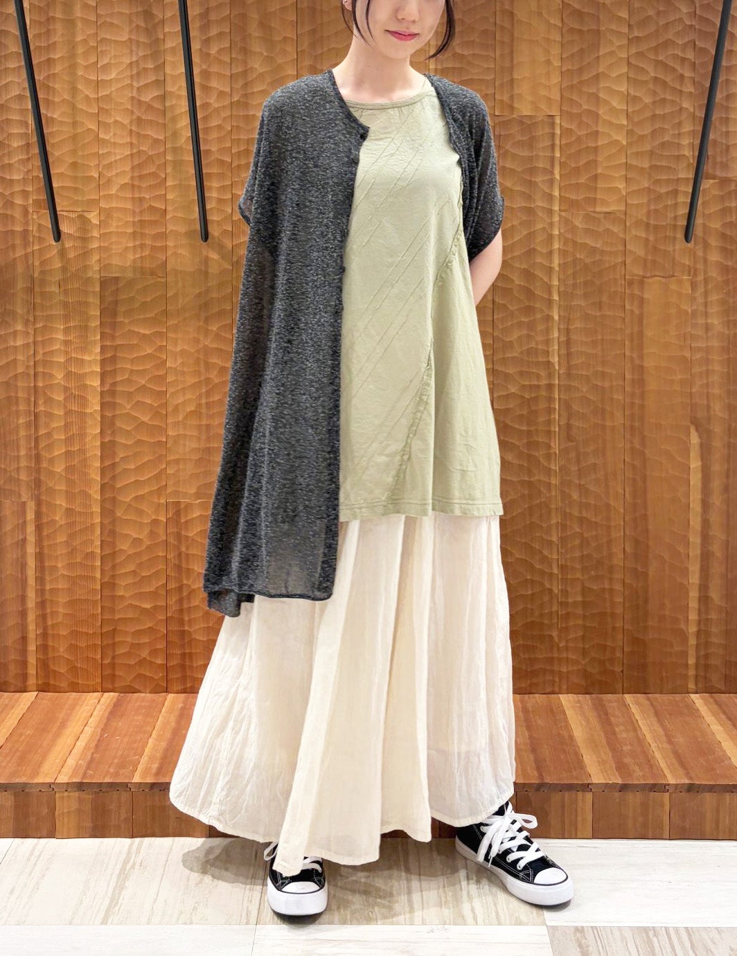 40 グリーン/36size：スタッフ158㎝