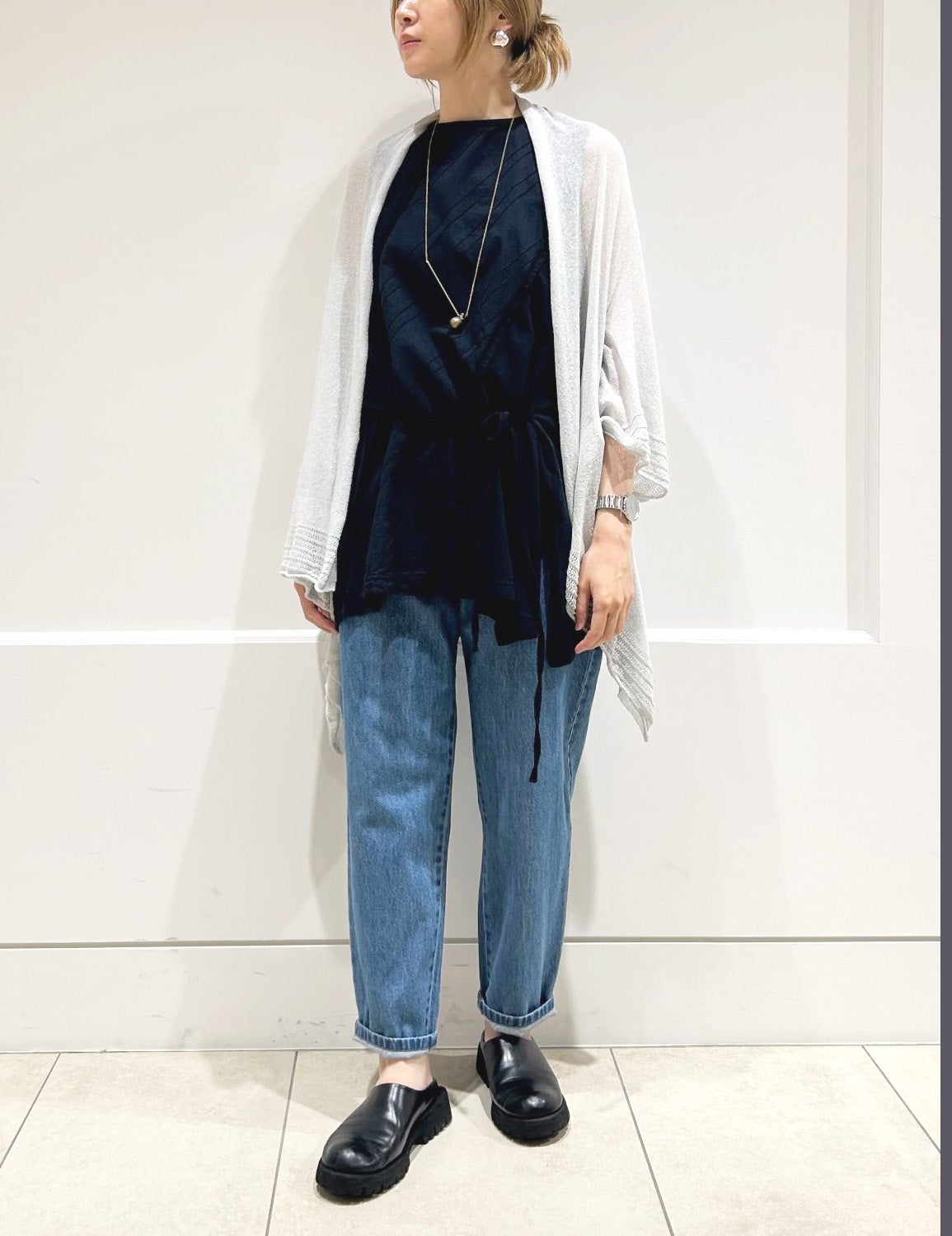 20 ネイビー/36size：スタッフ160㎝
