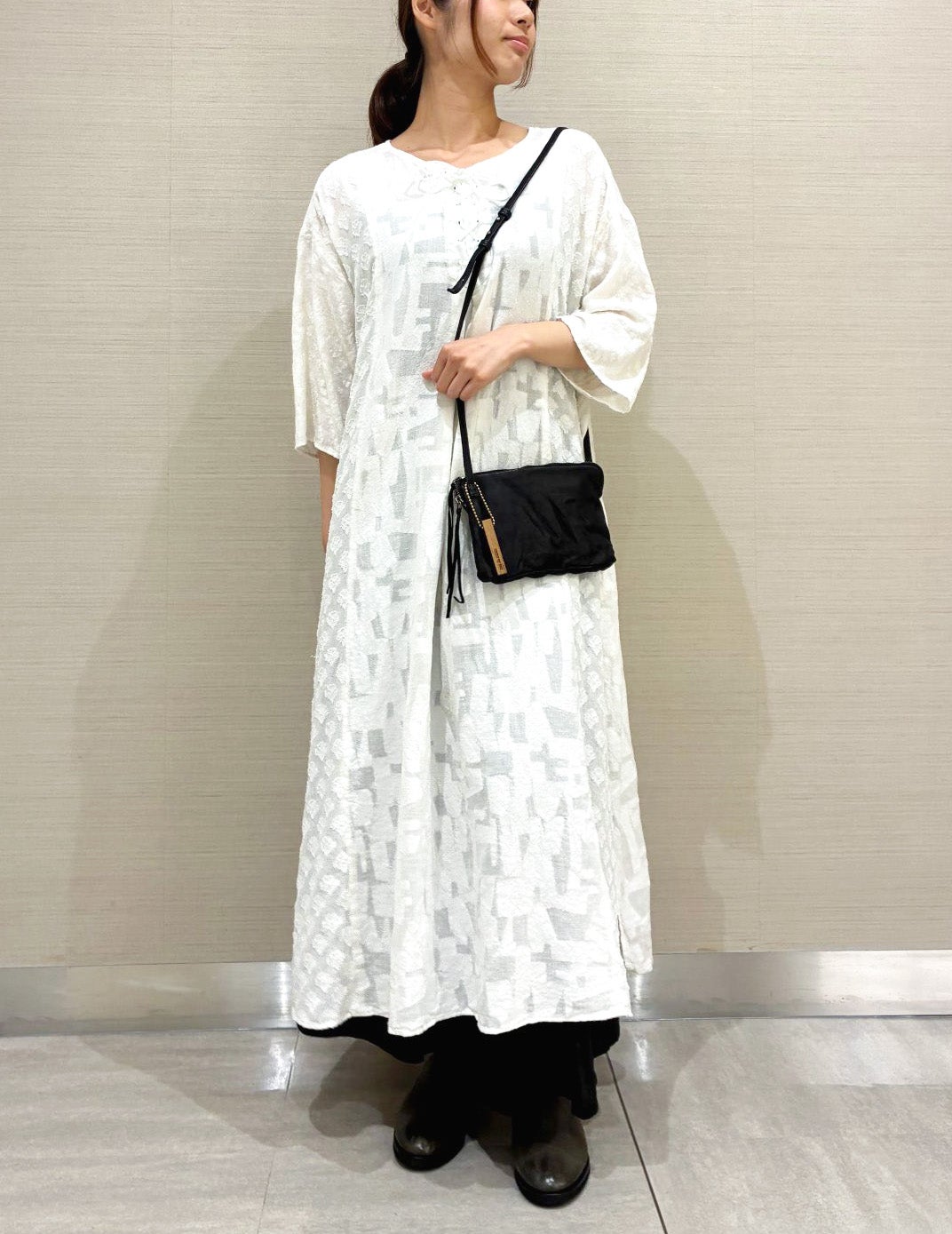 04 アイボリー/36size：スタッフ158㎝