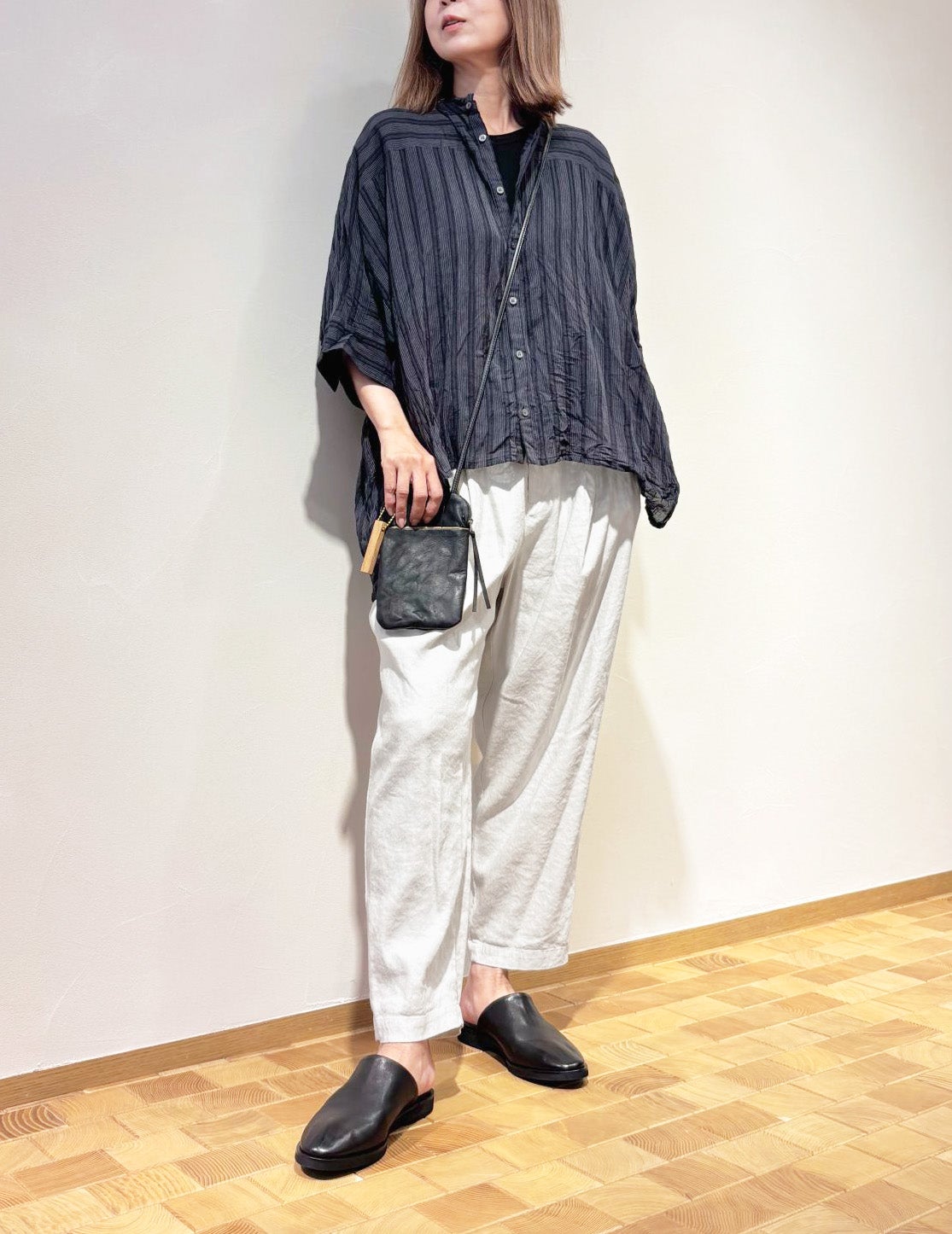 04 アイボリー/34size：スタッフ159㎝