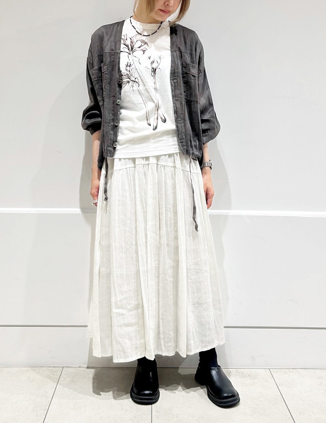 04 アイボリー/36size：スタッフ160㎝