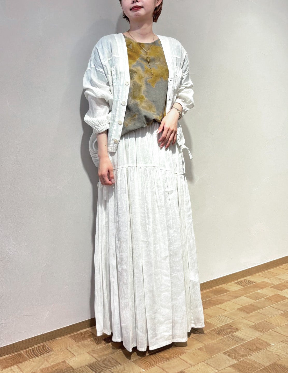 04 アイボリー/36size：スタッフ150㎝