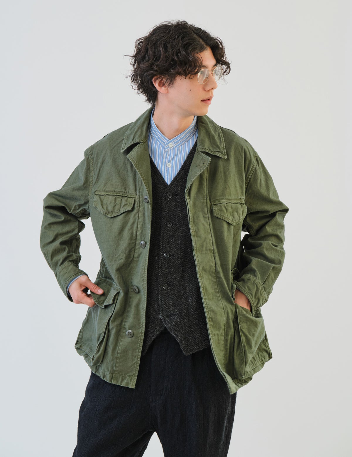 42 オリーブ　Msize：モデル185㎝