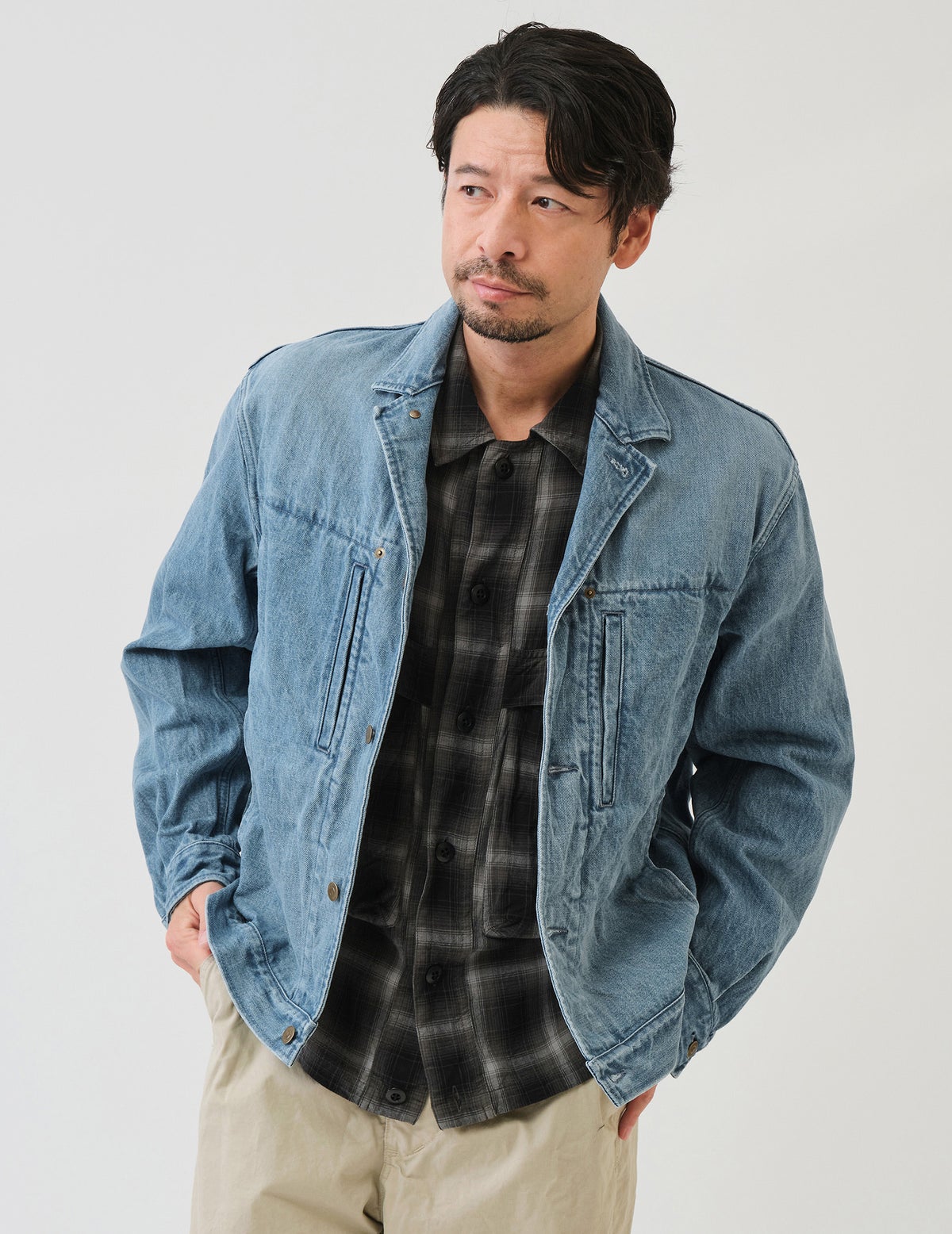 50 グレー　Msize：モデル180㎝