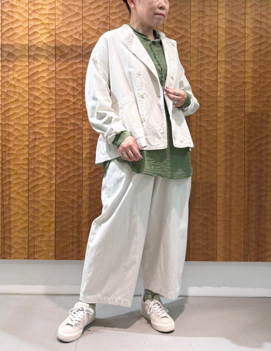 40 グリーン/36size：スタッフ154㎝