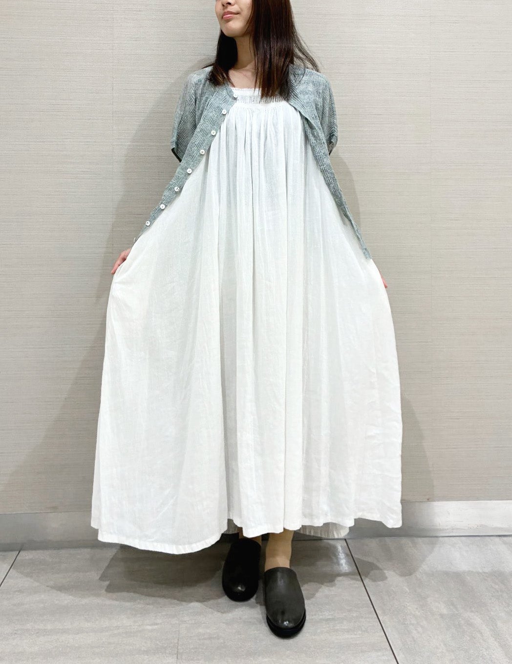 04 アイボリー/36size：スタッフ158㎝