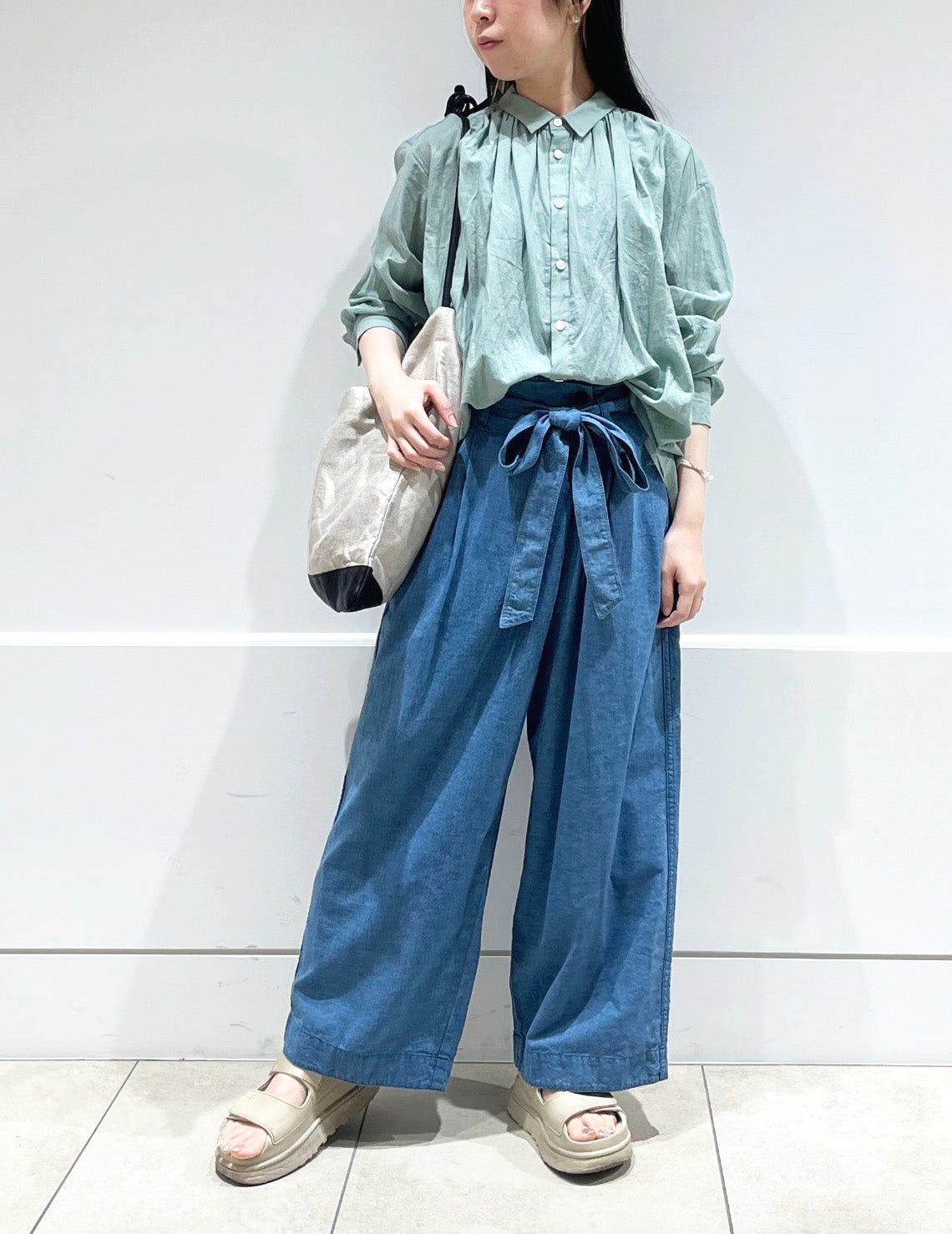 40 グリーン/36size：スタッフ158㎝