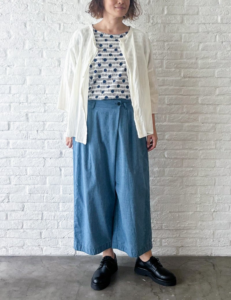 36 サックスブルー/36size：スタッフ167㎝