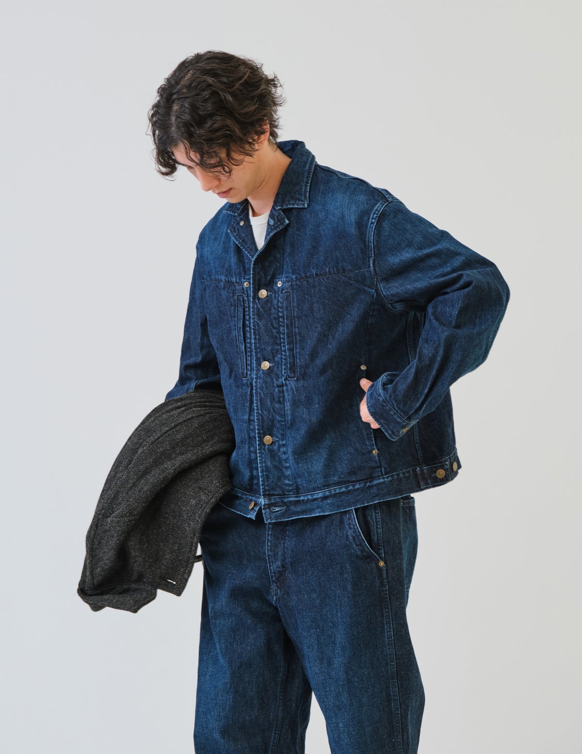 20 ネイビー　Msize：モデル185㎝