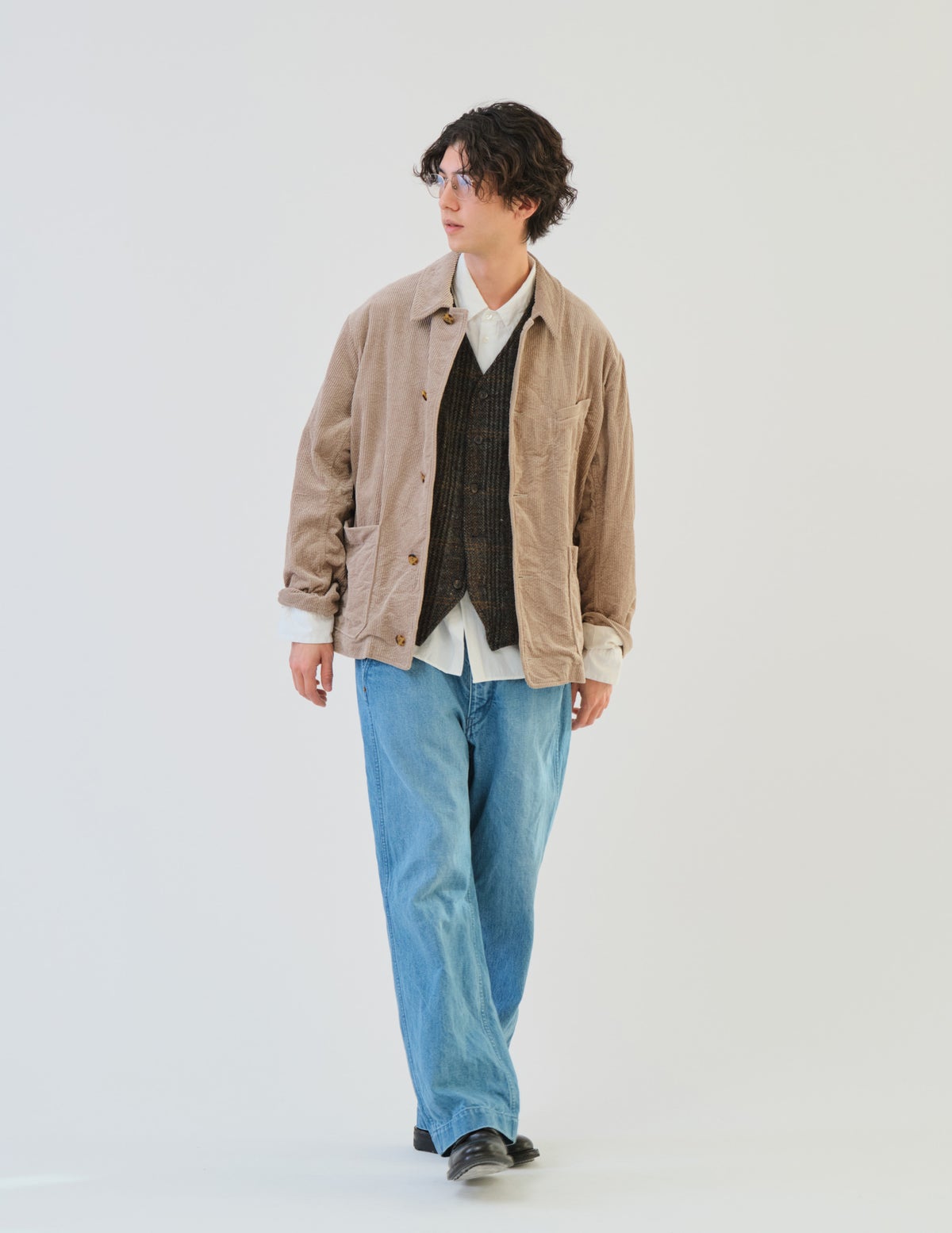 35 ブルー　Msize：モデル185㎝